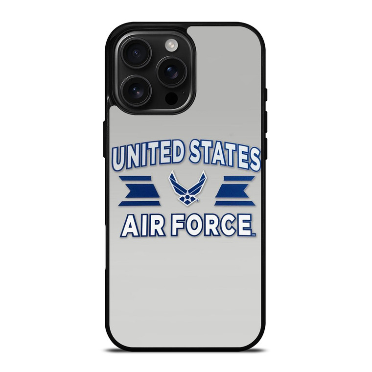UNITED STATES US AIR FORCE LOGO iPhone 16 Pro Max Case Cover