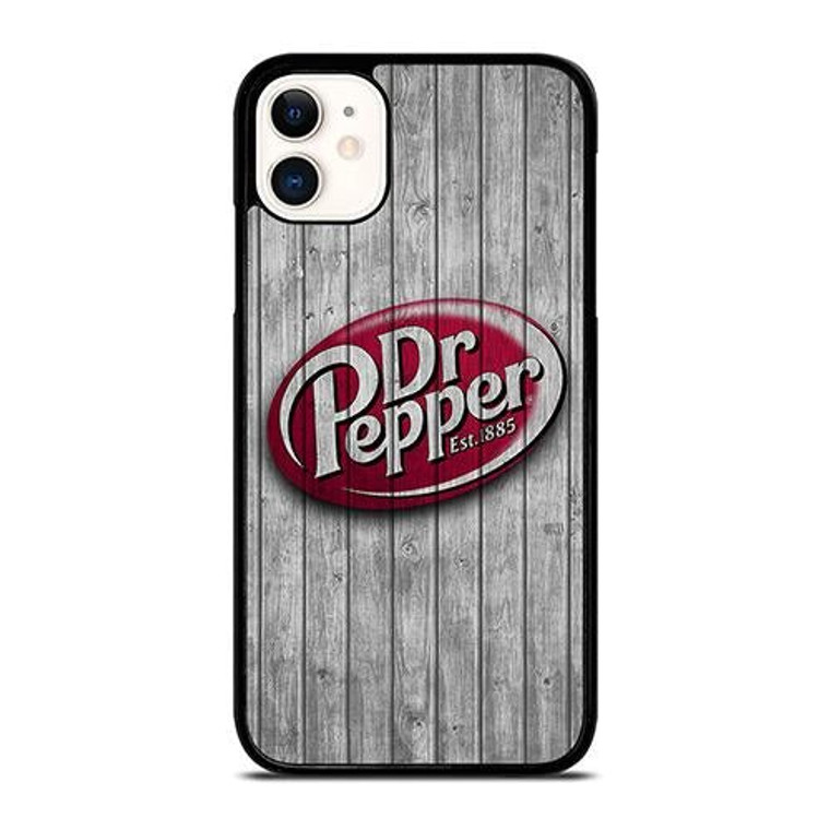 DR PEPPER WOODEN LOGO iPhone 11 Case Cover