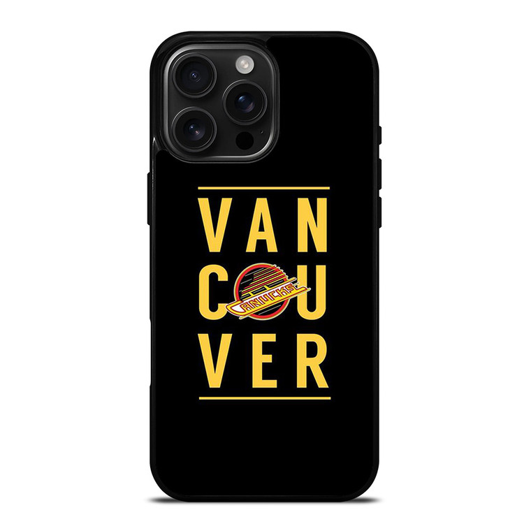 VANCOUVER CANUCKS HOCKEY ICON iPhone 16 Pro Max Case Cover