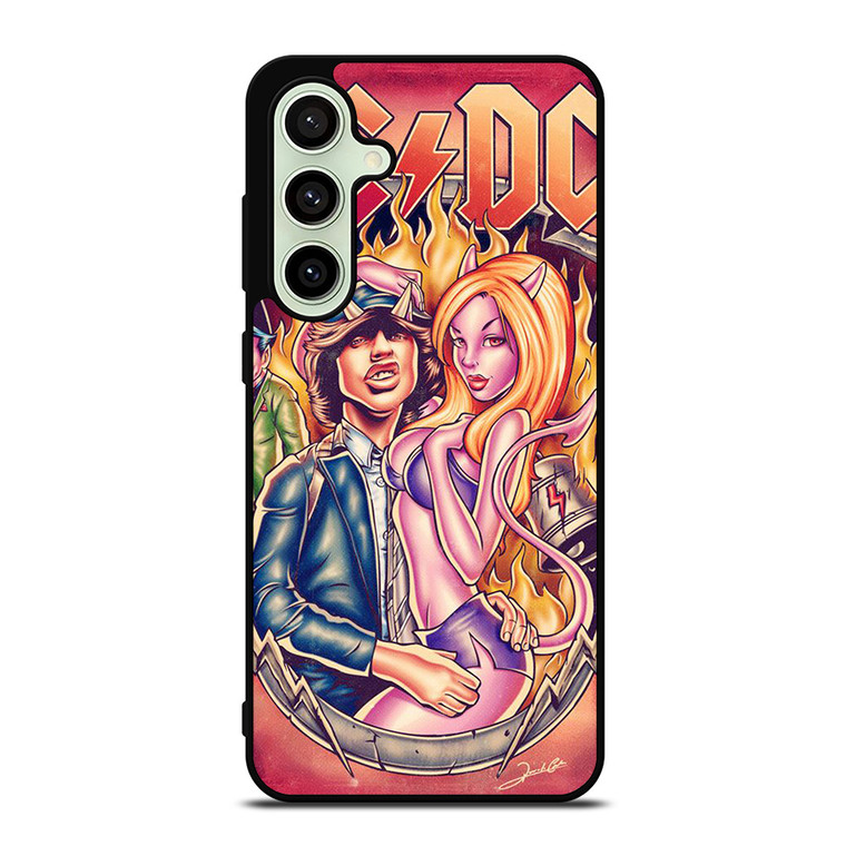 ACDC ROCK BAND Samsung Galaxy S24 FE Case Cover