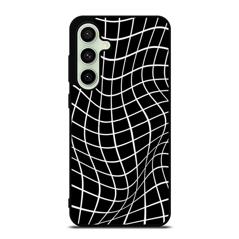 AESTHETIC WAVY GRID PATTERN Samsung Galaxy S24 FE Case Cover