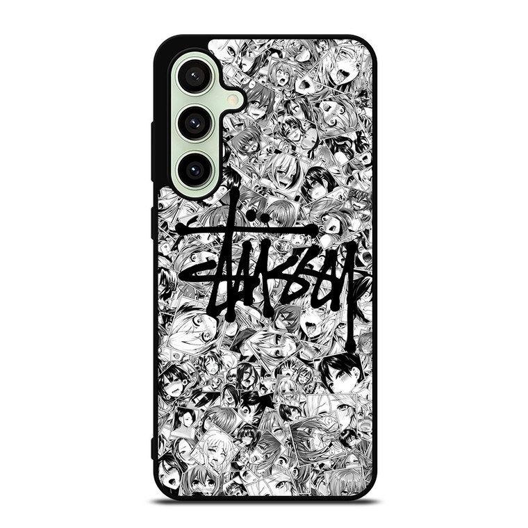 AHEGAO ANIME STUSSY Samsung Galaxy S24 FE Case Cover AHEGAO ANIME STUSSY Samsung Galaxy S24 FE Case Cover