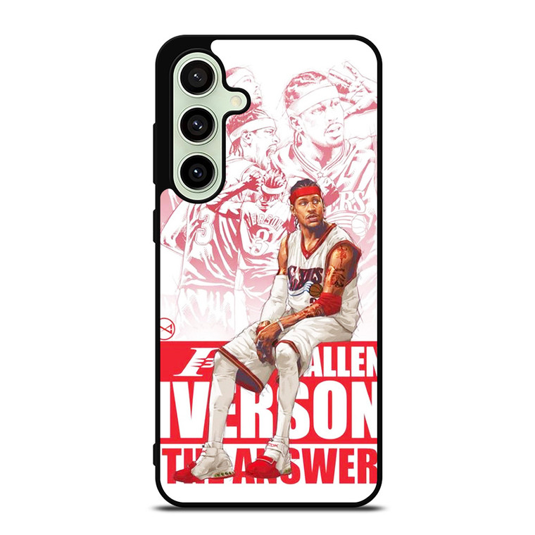 ALLEN IVERSON SIXERS NBA Samsung Galaxy S24 FE Case Cover
