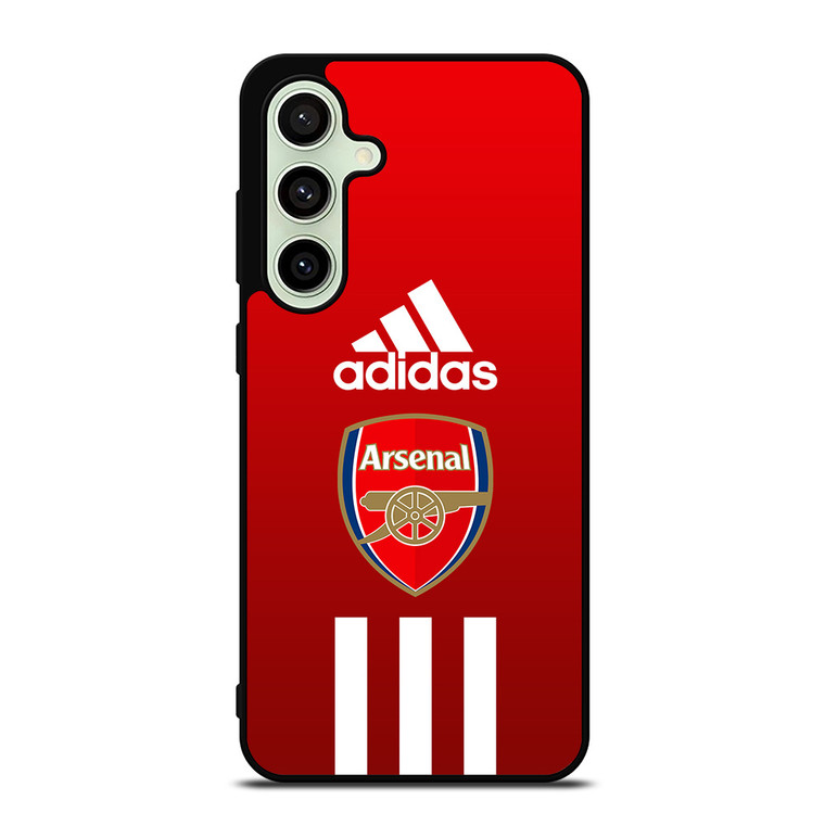 ARSENAL FC ADIDAS STRIPES Samsung Galaxy S24 FE Case Cover