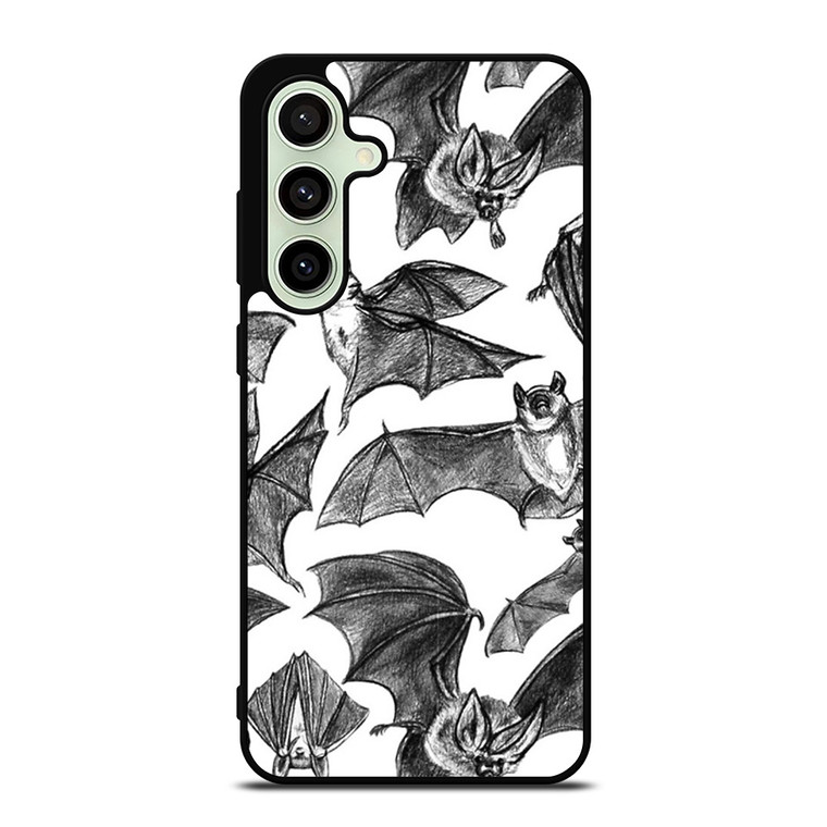 BAT HAND DRAWING PATTERN Samsung Galaxy S24 FE Case Cover