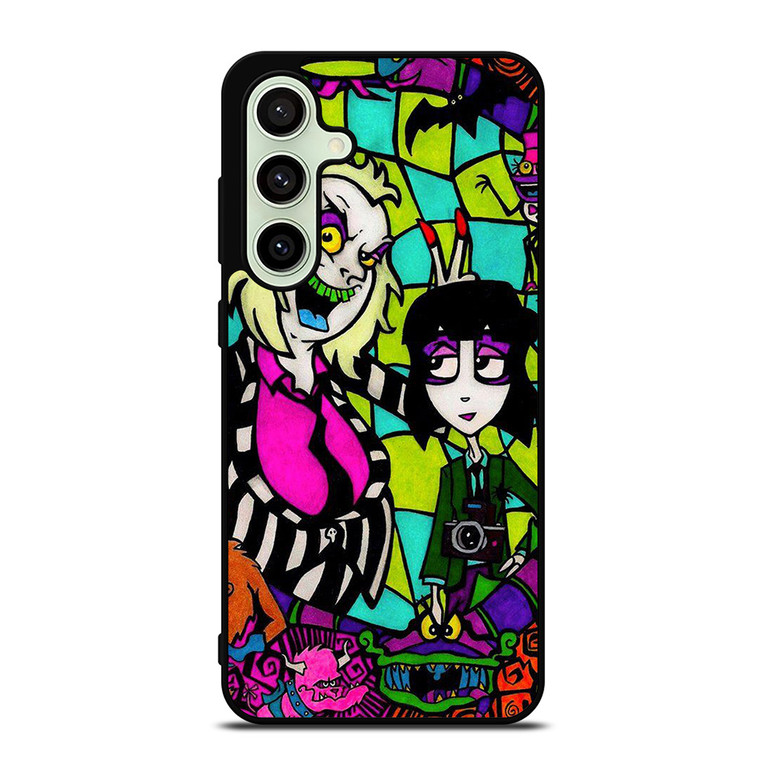 BEETLEJUICE TIM BURTON CARTOON GLASS Samsung Galaxy S24 FE Case Cover