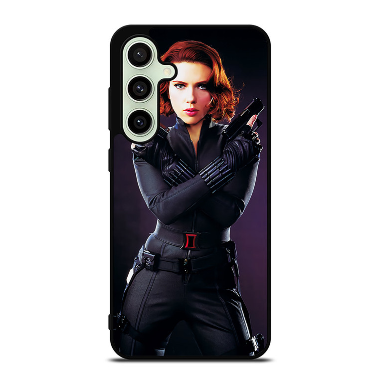 BLACK WIDOW SEXY GUN AVENGERS Samsung Galaxy S24 FE Case Cover