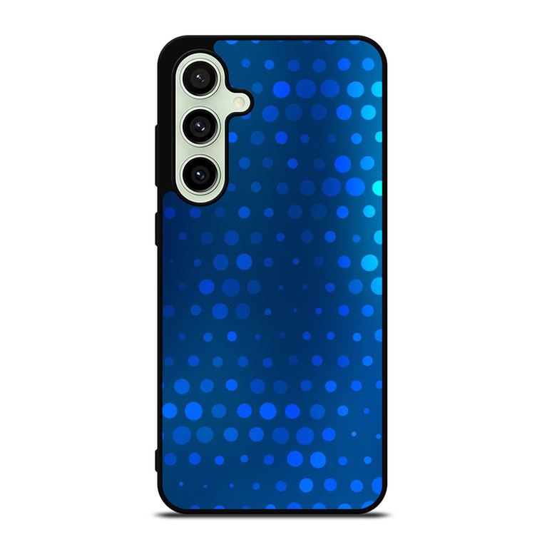 BLUE GRADIENT HALFTONE PATTERN Samsung Galaxy S24 FE Case Cover