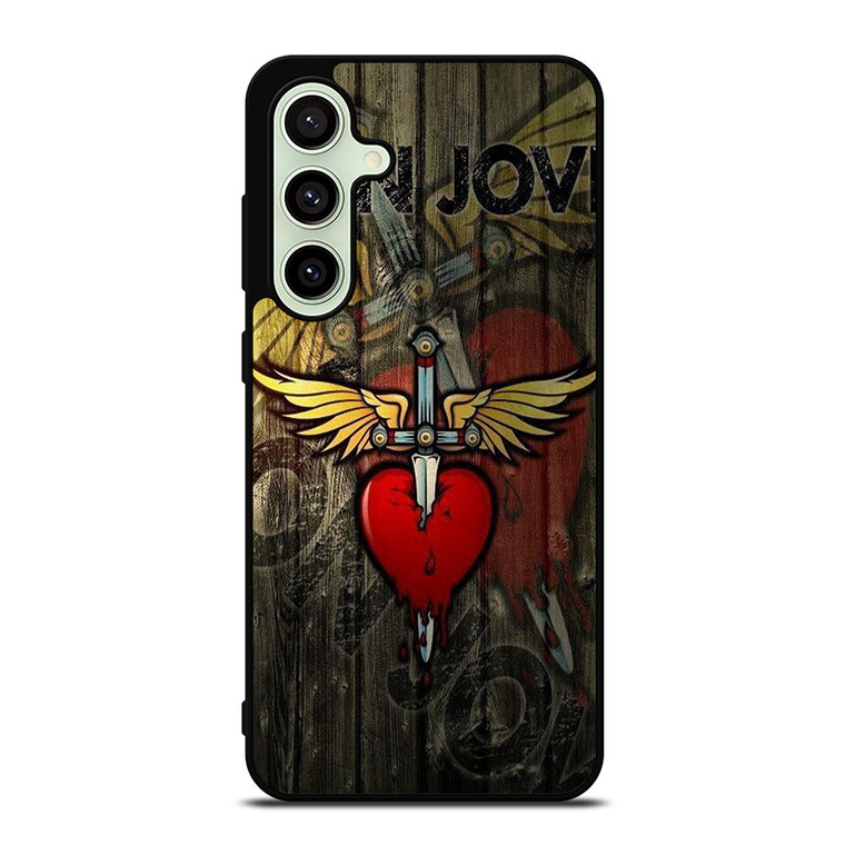 BON JOVI WOODEN LOGO Samsung Galaxy S24 FE Case Cover
