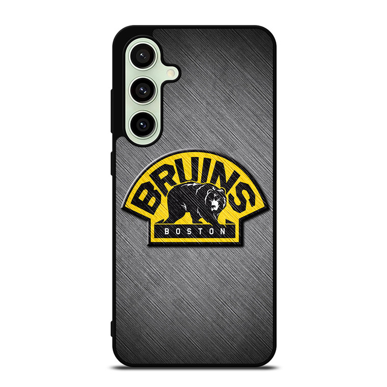BOSTON BRUINS METAL LOGO Samsung Galaxy S24 FE Case Cover