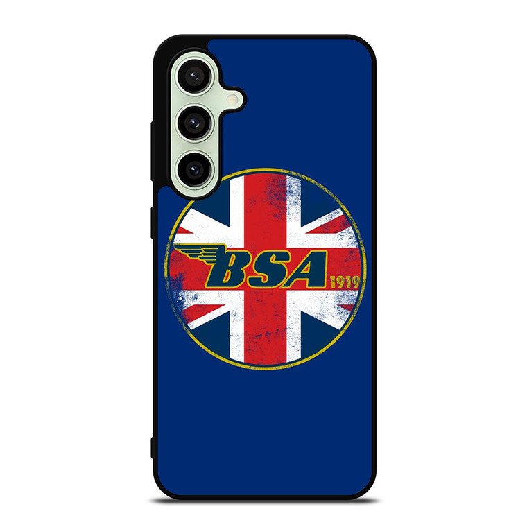 BSA MOTORCYCLE LOGO 1919 UNION JACK Samsung Galaxy S24 FE Case Cover