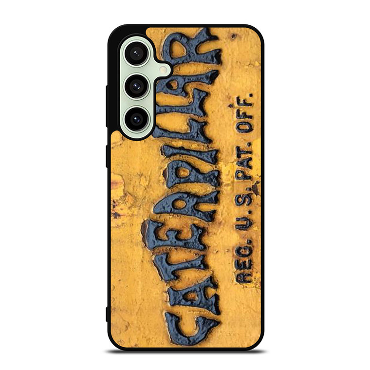 CATERPILLAR TRACTOR LOGO RUSTY EMBLEM Samsung Galaxy S24 FE Case Cover
