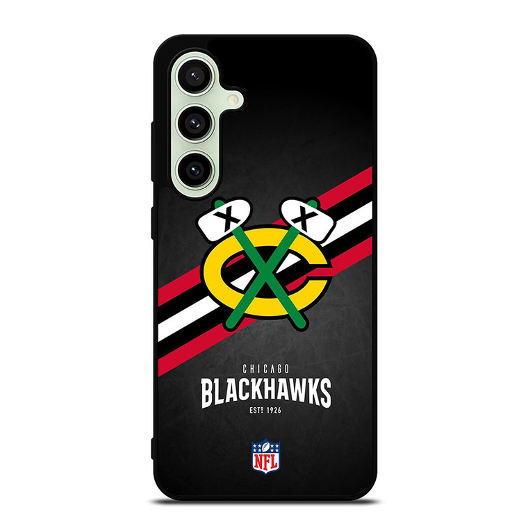 CHICAGO BLACKHAWKS NFL SYMBOL Samsung Galaxy S24 FE Case Cover