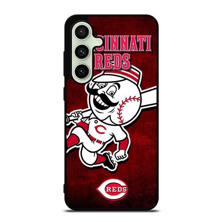 CINCINNATI REDS LOGO BASEBALL Samsung Galaxy S24 FE Case Cover