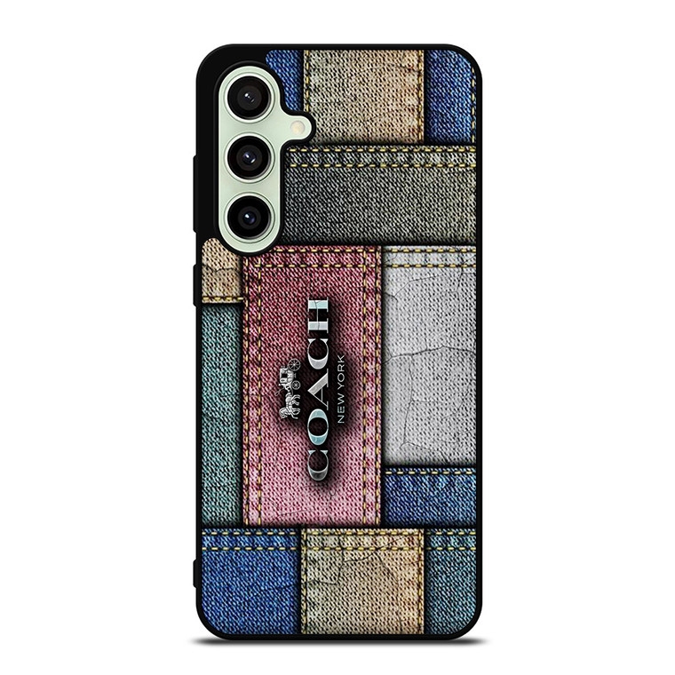 COACH NEW YORK LOGO JEANS  Samsung Galaxy S24 FE Case Cover