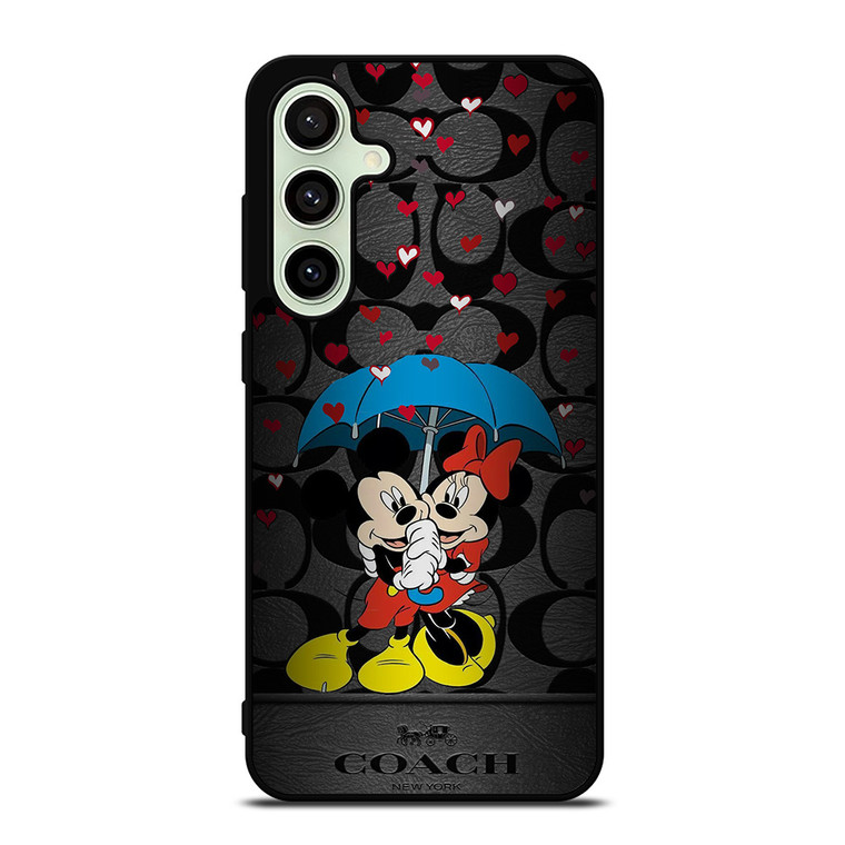 COACH NEW YORK MICKEY MINNIE MOUSE UMBRELLA Samsung Galaxy S24 FE Case Cover