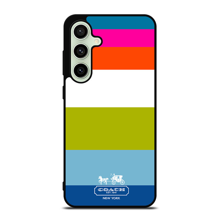 COACH NEW YORK STRIPE Samsung Galaxy S24 FE Case Cover