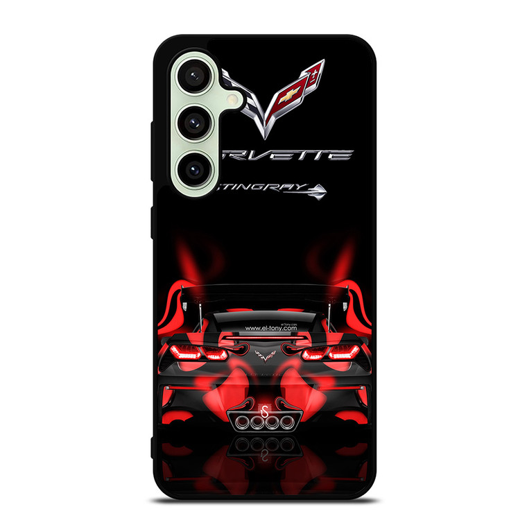 CORVETTE STINGRAY C7 CAR Samsung Galaxy S24 FE Case Cover