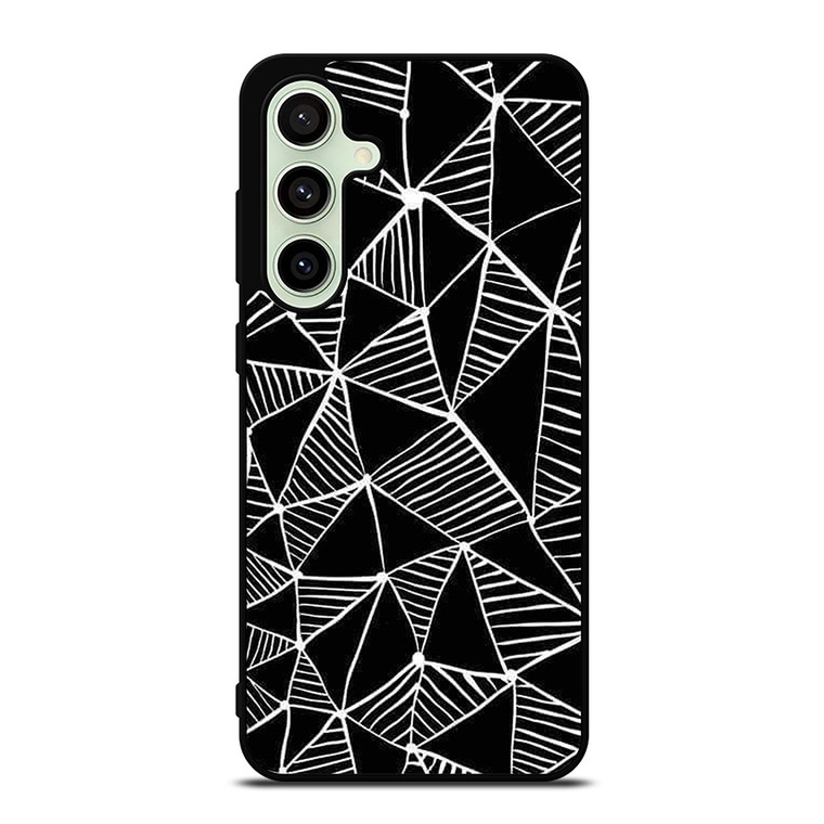 DARK TRIANGLE PATTERN Samsung Galaxy S24 FE Case Cover
