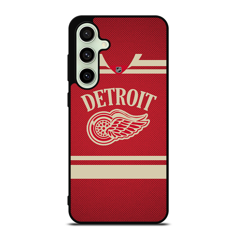 DETROIT RED WINGS NHL JERSEY Samsung Galaxy S24 FE Case Cover