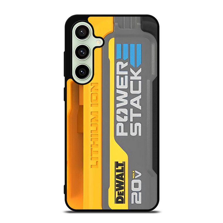 DEWALT LOGO LITHIUM ION BATTERY 20 V ICON Samsung Galaxy S24 FE Case Cover