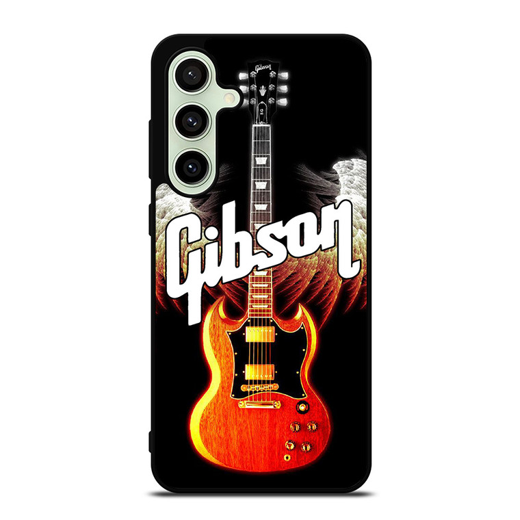 GIBSON GUITAR WINGS LOGO Samsung Galaxy S24 FE Case Cover GIBSON GUITAR WINGS LOGO Samsung Galaxy S24 FE Case Cover