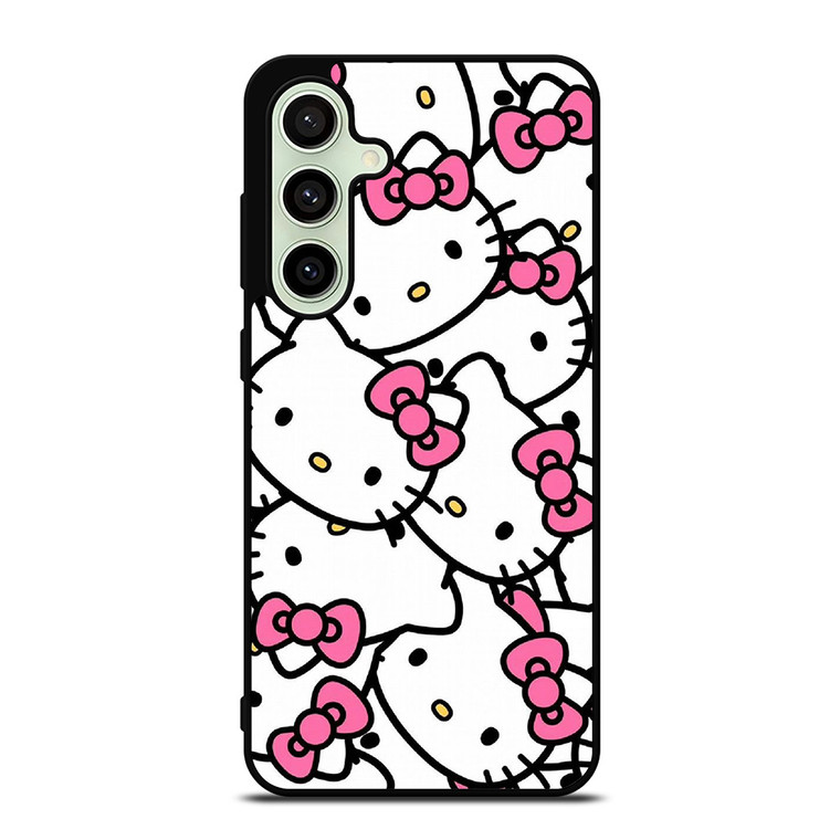 HELLO KITTY FACE COLLAGE Samsung Galaxy S24 FE Case Cover