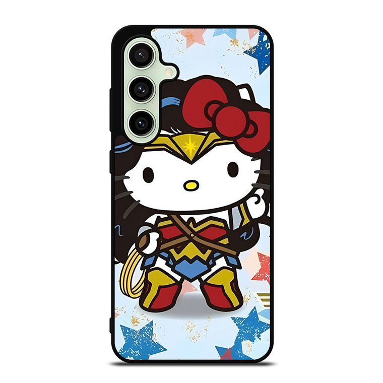 HELLO KITTY WONDER WOMAN KITTY Samsung Galaxy S24 FE Case Cover