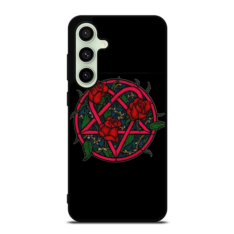HIM BAND HEARTAGRAM FLOWER Samsung Galaxy S24 FE Case Cover