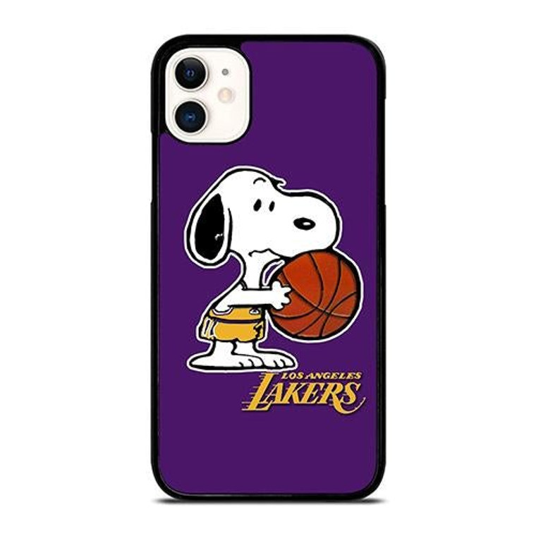 LA LAKERS BASKETBALL SNOOPY iPhone 11 Case Cover