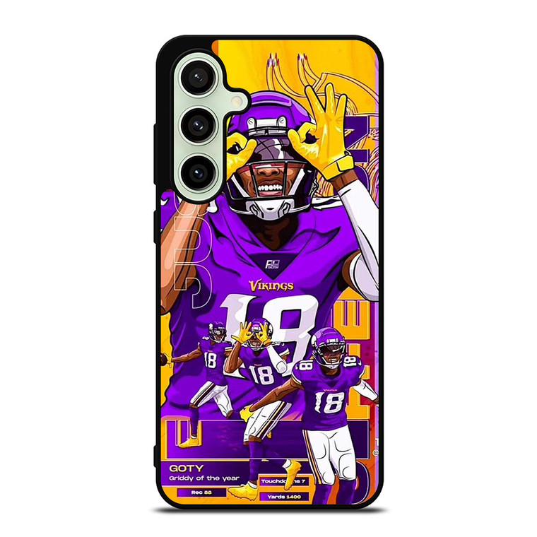 JUSTIN JEFFERSON MINNESOTA VIKINGS NFL Samsung Galaxy S24 FE Case Cover
