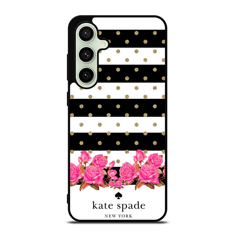 KATE SPADE NEW YORK FLORAL POLKADOTS Samsung Galaxy S24 FE Case Cover
