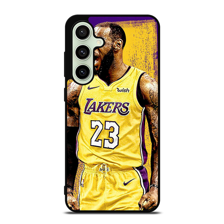 LEBRON JAMES LA LAKERS ART Samsung Galaxy S24 FE Case Cover
