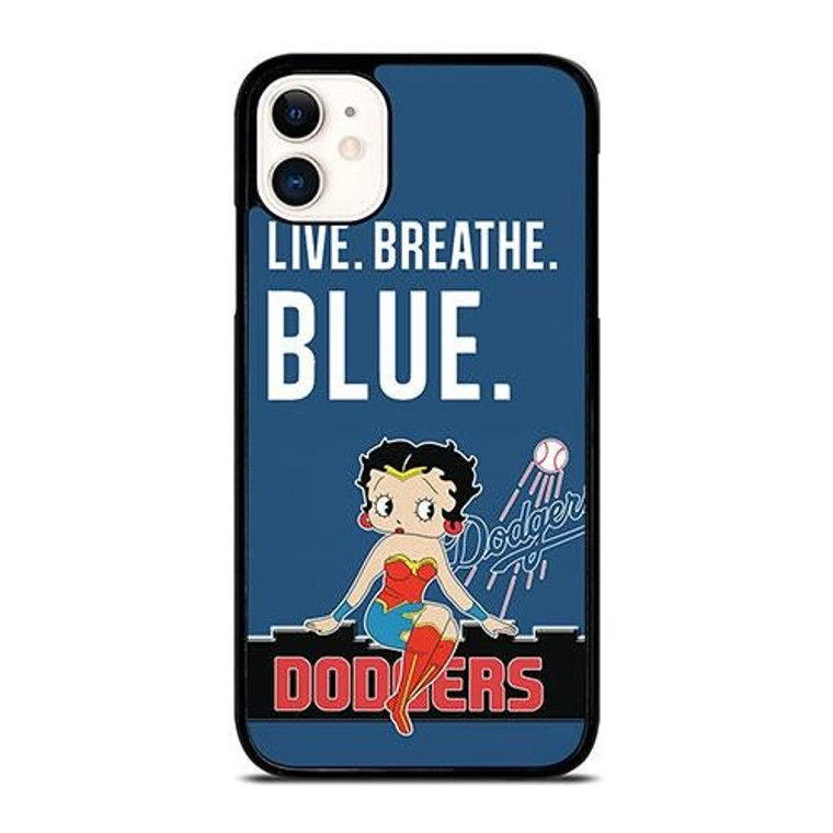 LOS ANGELES BETTY BOOP DODGERS iPhone 11 Case Cover