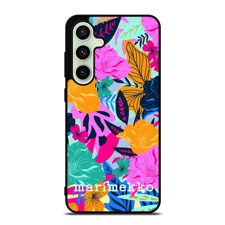 MARIMEKKO FLOWER COLORFUL PATTERN Samsung Galaxy S24 FE Case Cover