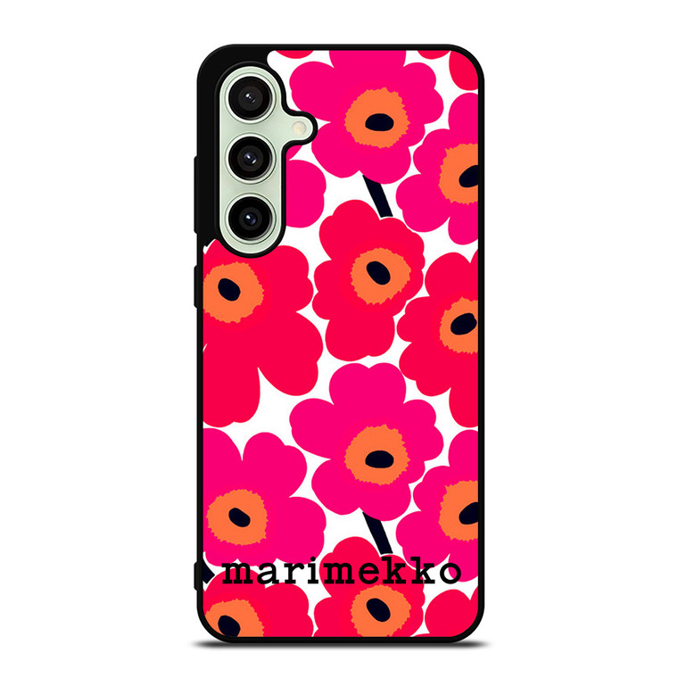 MARIMEKKO UNIKO RED FLOWER Samsung Galaxy S24 FE Case Cover MARIMEKKO UNIKO RED FLOWER Samsung Galaxy S24 FE Case Cover