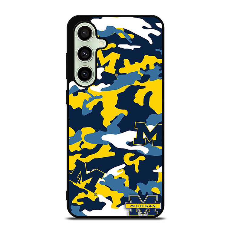 MICHIGAN WOLVERINES FOOTBALL CAMO Samsung Galaxy S24 FE Case Cover