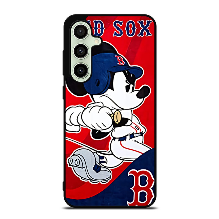 MICKEY MOUSE BOSTON RED SOX Samsung Galaxy S24 FE Case Cover