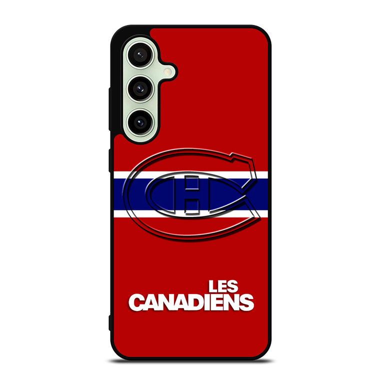 MONTREAL LES CANADIENS STRIPED LOGO Samsung Galaxy S24 FE Case Cover