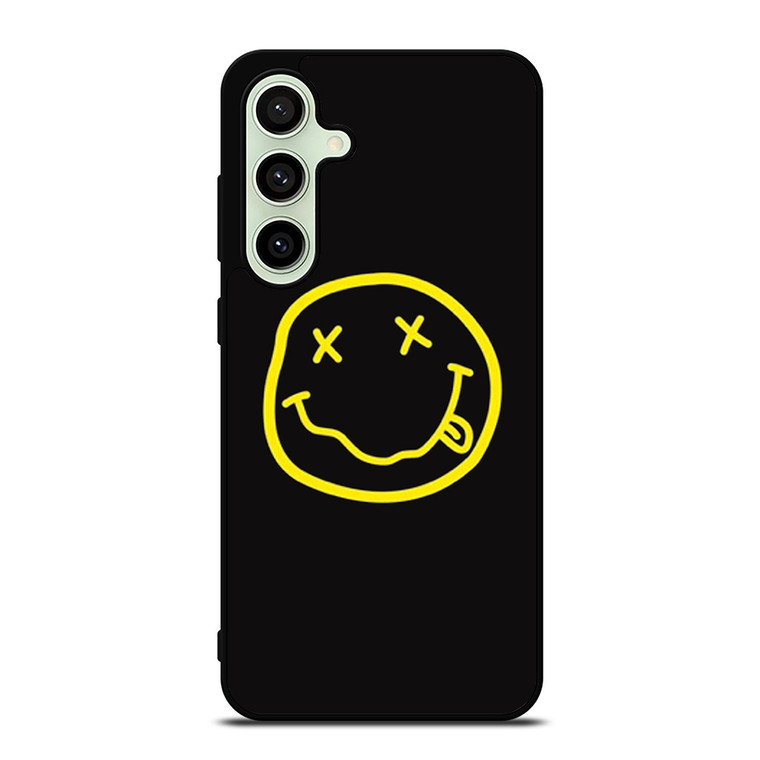 NIRVANA SMILEY FACE Samsung Galaxy S24 FE Case Cover