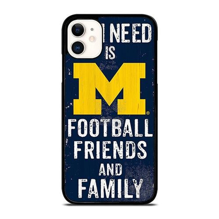 MICHIGAN WOLVERINES FOOTBALL QUOTES iPhone 11 Case Cover