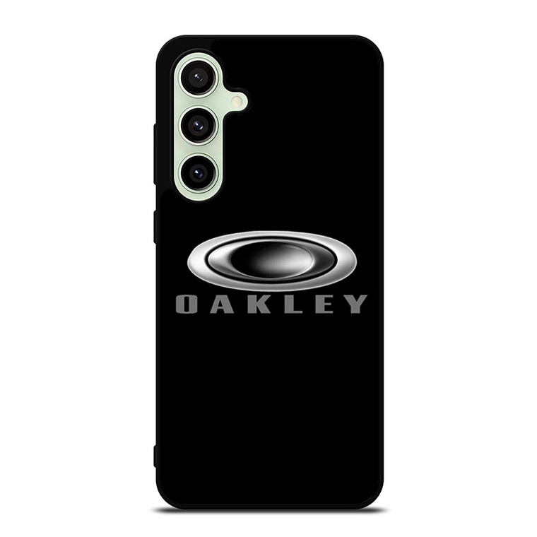OAKLEY BLACK LOGO Samsung Galaxy S24 FE Case Cover