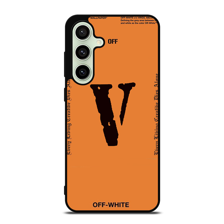 OFF WHITE V LONE LOGO Samsung Galaxy S24 FE Case Cover
