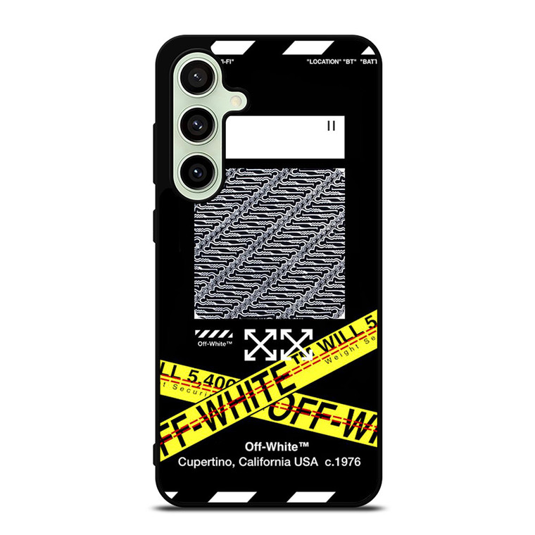 OFF WHITE X BATIK Samsung Galaxy S24 FE Case Cover
