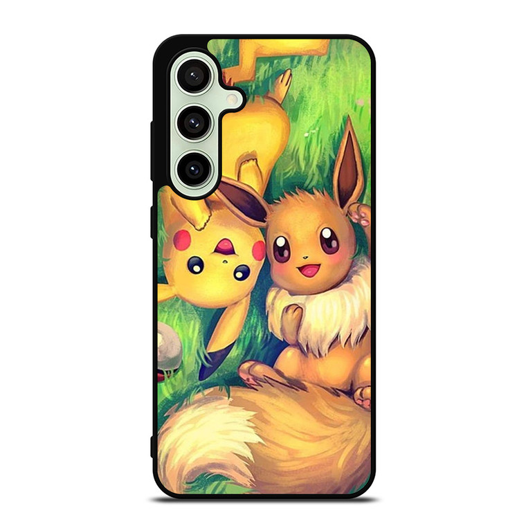 POKEMON EEVEE AND PIKACHU Samsung Galaxy S24 FE Case Cover