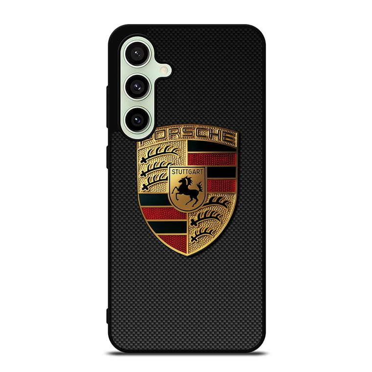 PORSCHE LOGO CARBON Samsung Galaxy S24 FE Case Cover