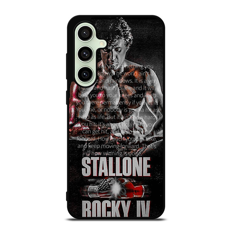 ROCKY BALBOA QUOTE ART Samsung Galaxy S24 FE Case Cover