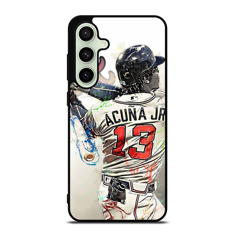 RONALD ACUNA JR 13 ATLANTA BRAVES Samsung Galaxy S24 FE Case Cover