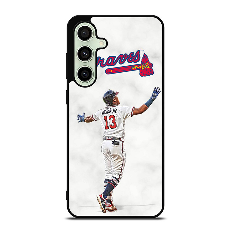 RONALD ACUNA JR MARBLE ATLANTA BRAVES Samsung Galaxy S24 FE Case Cover