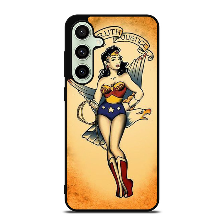SAILOR JERRY TATTOO WONDER WOMAN Samsung Galaxy S24 FE Case Cover
